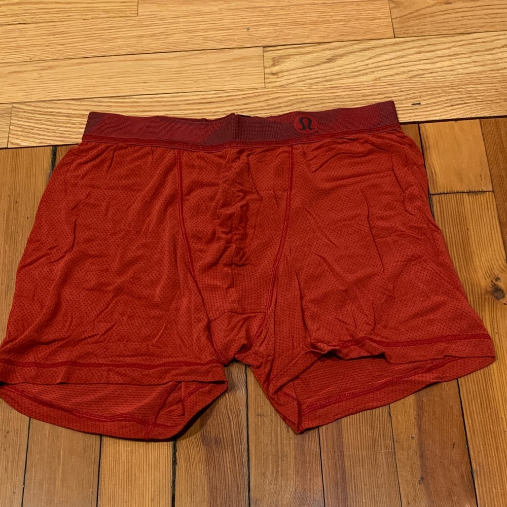 lululemon athletica Red Men's Mesh Boxer Briefs